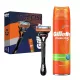 Gillette ajándékcsomag - Fusion5 borotva + gél 200ml - 00967