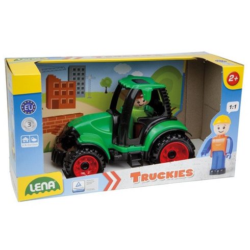 LENA Truckies Traktor figurával 17 cm