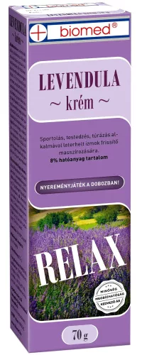 Biomed Francia Levendula krém, 70 g, 07986