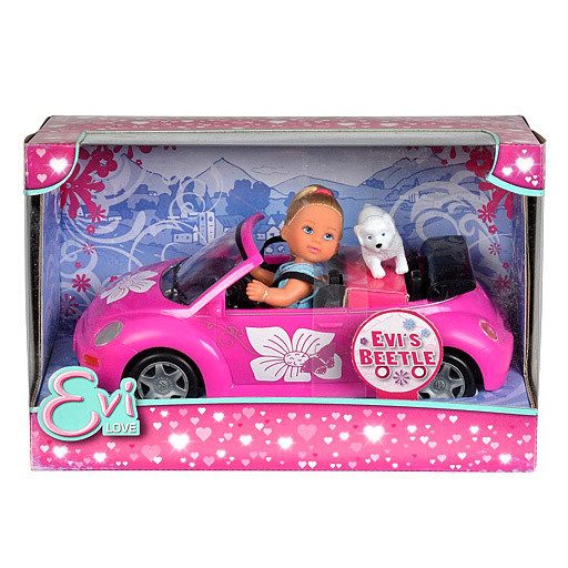 Steffi Love Évi baba + Volkswagen Beetle autó