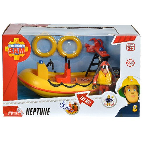 Sam a tűzoltó Neptune csónak Penny figurával