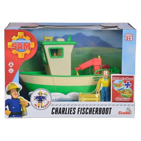 Sam a tűzoltó - Charlie halászhajója játékszett