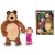 Mása és a Medve- Plüss medve és Mása baba játékszett 25 cm - Simba Toys