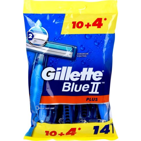 Gillette Blue 2 Plus, 10 + 4 darabos borotva csomag, 10989