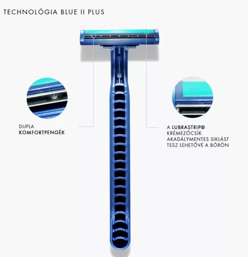 Gillette Blue 2 Plus, 10 + 4 darabos borotva csomag, 10989
