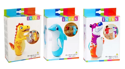 Állatos bokszoló - háromféle figura - 12786