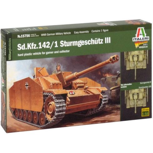 Italeri - Sd.Kfz.142/1 Sturmgeschütz III. makett 1:56