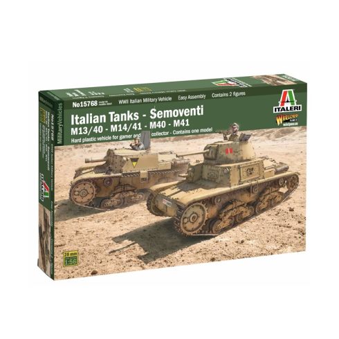 Italeri - Italian Tanks - Semoventi makett 1:56