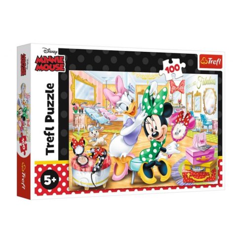Minnie egér: Minnie szépségszalonban 100 darabos puzzle