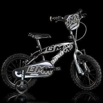 BMX kerékpár fekete színben 16-os méret