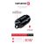 Swissten autós töltő adapter PowerDeliver USB-C + Super Charge 3.0, 30W, nano, fekete