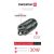 Swissten autós töltő adapter PowerDeliver USB-C + Super Charge 3.0, 30W, nano, ezüst