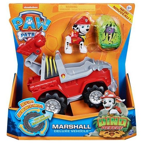 Mancs Őrjárat Dino Rescue: Marshall deluxe járművel