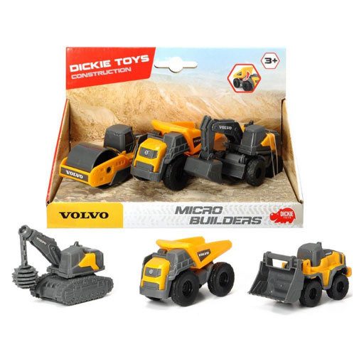 Dickie - Volvo Munkagépek 3 db -os szett