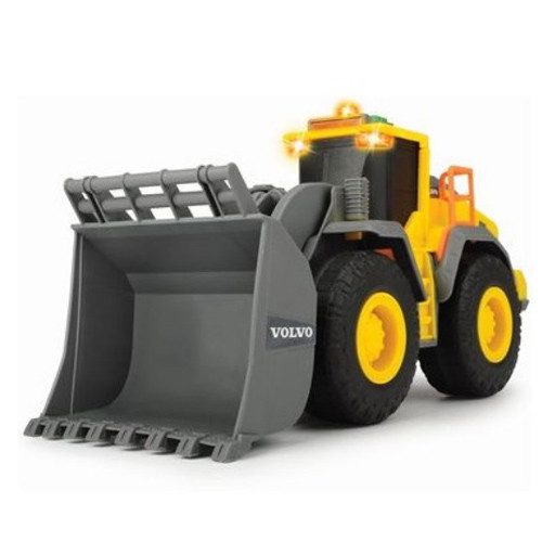 Dickie Volvo Homlokrakodó Munkagép Fény és hangefektekkel 23 cm