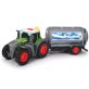 Dickie Fendt Farm Traktor Tejszállító Utánfutóval