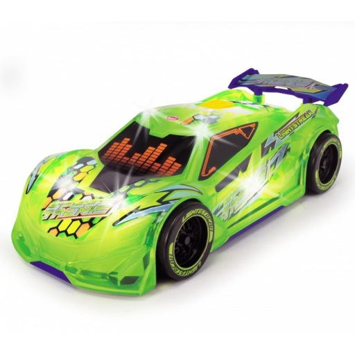 Dickie Streets Beatz Speed Tronic Neon Zöld Autó Fénnyel és Hanggal