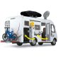 Dickie Hymer Camping Van Lakóautó Kiegészítőkkel 30 cm