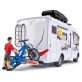 Dickie Hymer Camping Van Lakóautó Kiegészítőkkel 30 cm