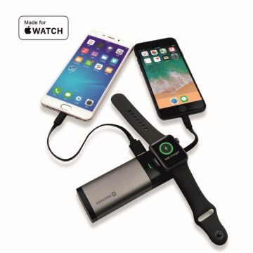 Swissten 2in1 MFI Apple Watch & iPhone power bank 6700 mAh