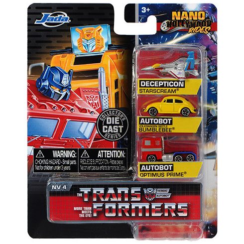 Nano Hollywood Rides - Transformers kisautó szett 3 db-os