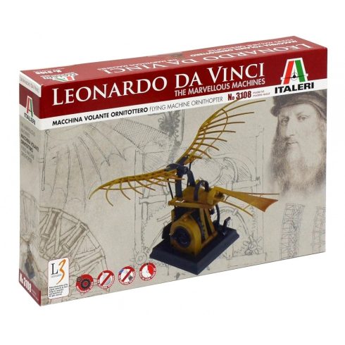 Italeri - Leonardo Da Vinci - Flying Machine makett