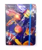 Notesz - világűr díszítéssel - 10 x 15 cm - 80 lapos - 32465