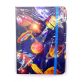 Notesz - világűr díszítéssel - 10 x 15 cm - 80 lapos - 32465