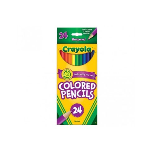 Crayola - 24 db hosszú extra puha színes ceruza