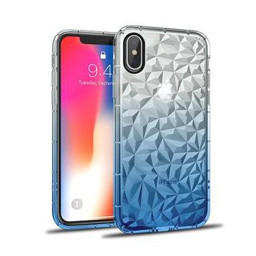 Swissten Crystal tok Apple IPhone X kék