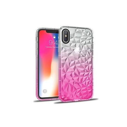 Swissten Crystal tok Apple IPhone X pink