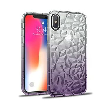 Swissten Crystal tok Apple IPhone X lila