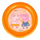 Peppa malac - műanyag lapostányér - 43292