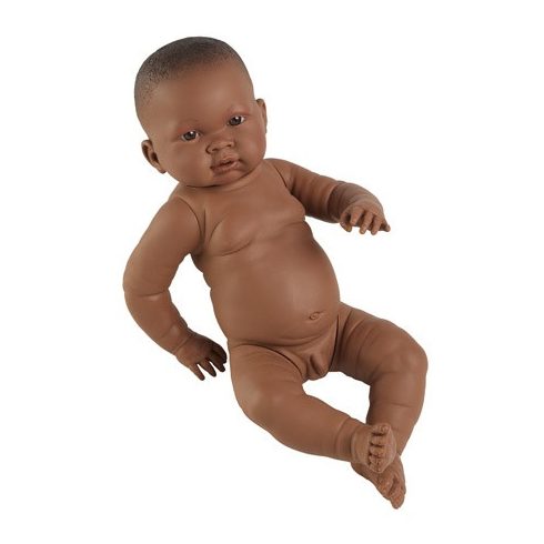 Fiú csecsemő baba néger - 45 cm