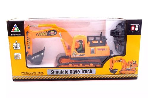 Távirányítós lánctalpas markoló autó