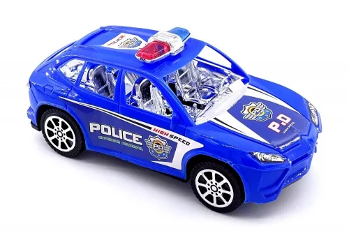 Police autó zacskóban