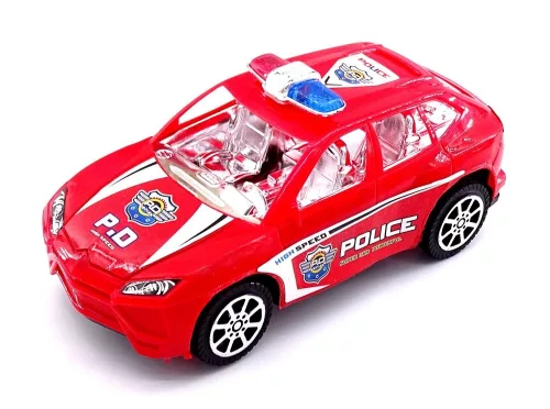 Police autó zacskóban