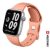 Swissten Apple Watch szilikon szíj 38/40/41 mm, narancs pink