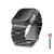 Swissten Apple Watch fém szíj, 42-44 mm, fekete