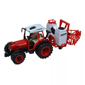 Traktor permetező utánfutóval