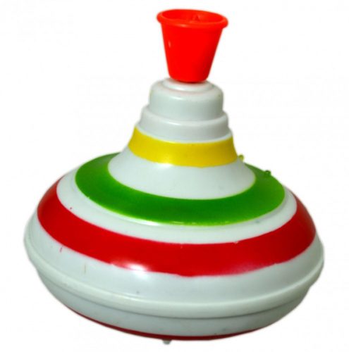 Színes zenélő búgócsiga