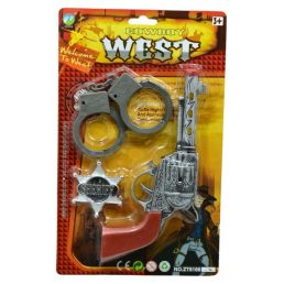 Cowboy szett Sheriff jelvénnyel