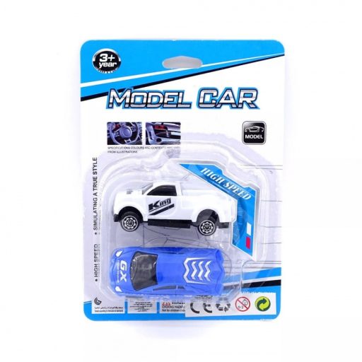 Model Car auto 2 db-os szett többféle színben