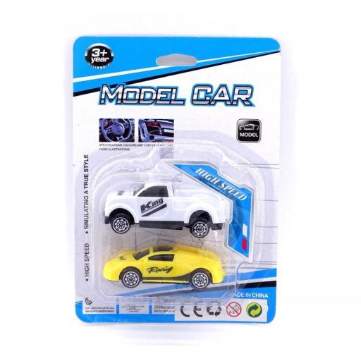 Model Car auto 2 db-os szett többféle színben