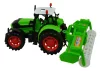 Traktor betakarító kiegészítővel