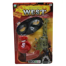 Cowboy szett pénzzsákkal