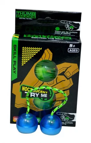 Pörgetős világító ujj golyó - 47906