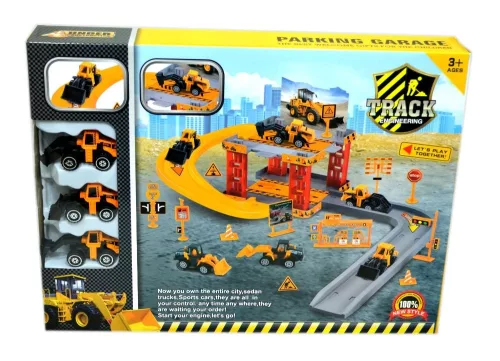 Traktor parkoló és garázs szett
