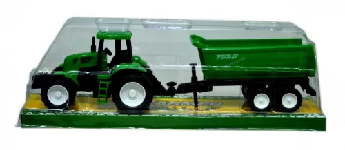 Traktor utánfutóval - 7cm-es