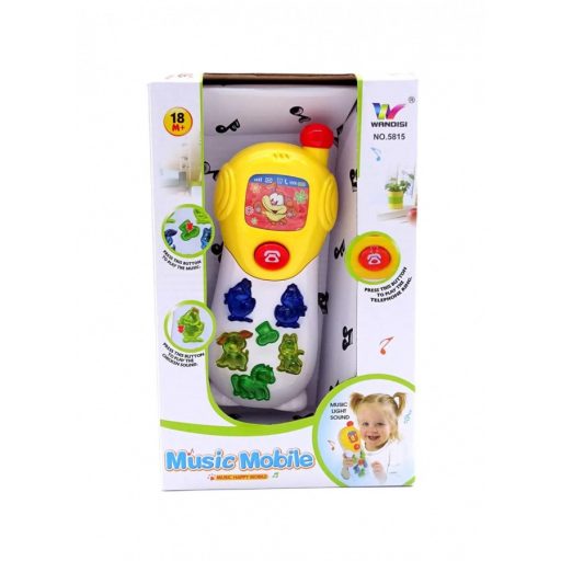 Zenélő kis játék telefon